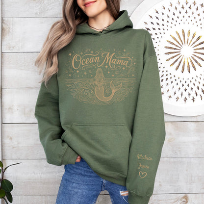 Ocean Mama Mermaid Hoodie