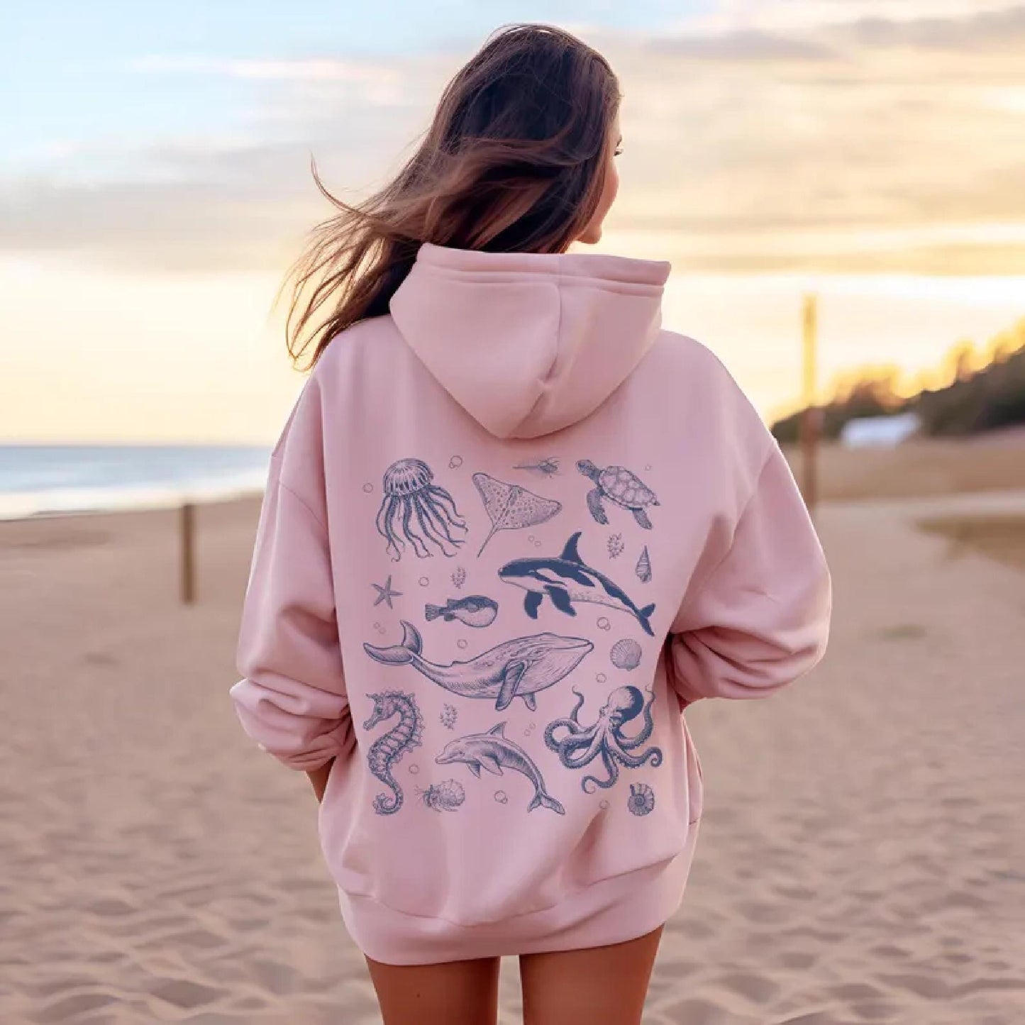 Ocean Animals Hoodie