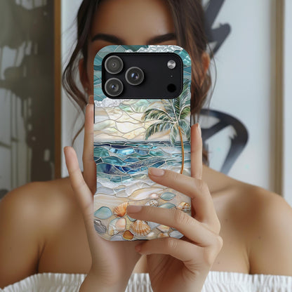 Stained Glass Ocean Waves Case