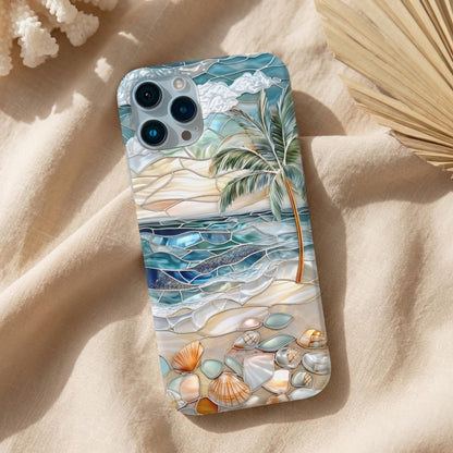 Stained Glass Ocean Waves Case