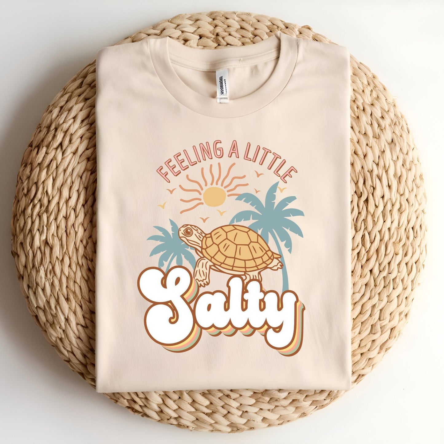 Feeling Salty Turtle T-Shirt 2