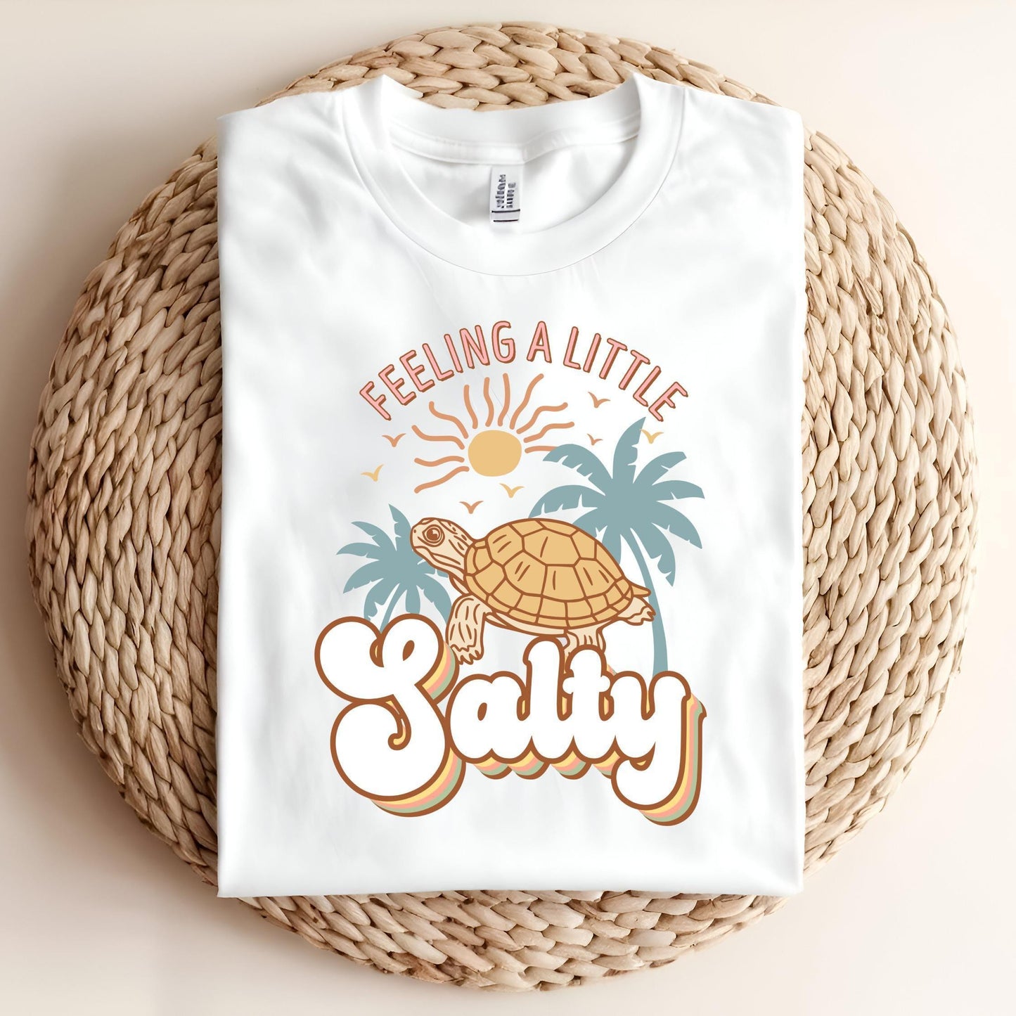 Feeling Salty Turtle T-Shirt 2