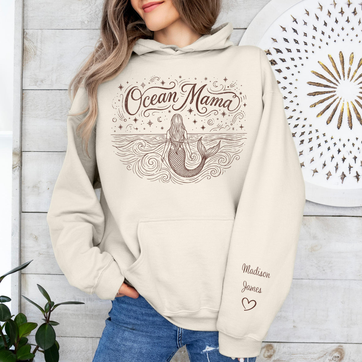Ocean Mama Mermaid Hoodie