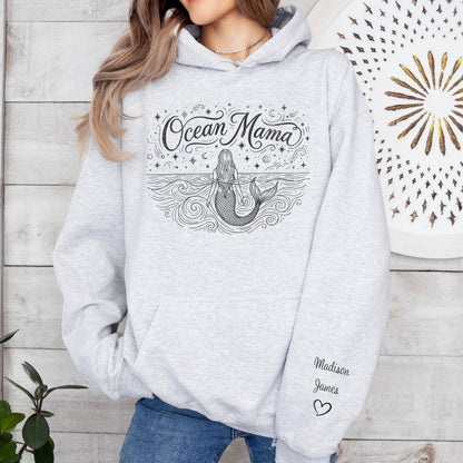 Ocean Mama Mermaid Hoodie