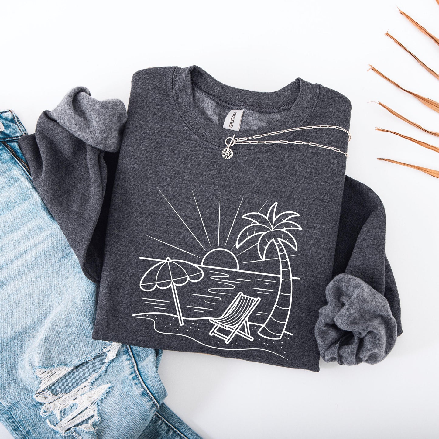 Beach Sunset Sweater