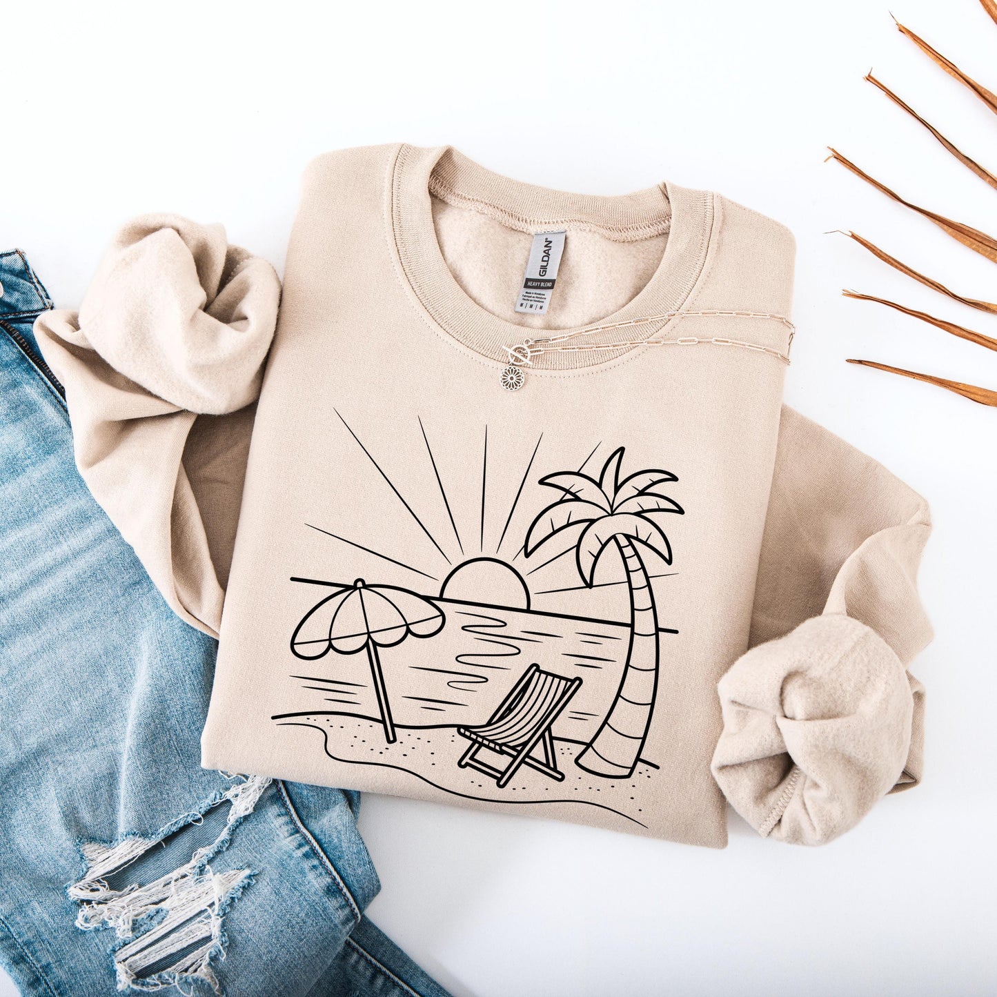Beach Sunset Sweater