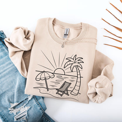 Beach Sunset Sweater
