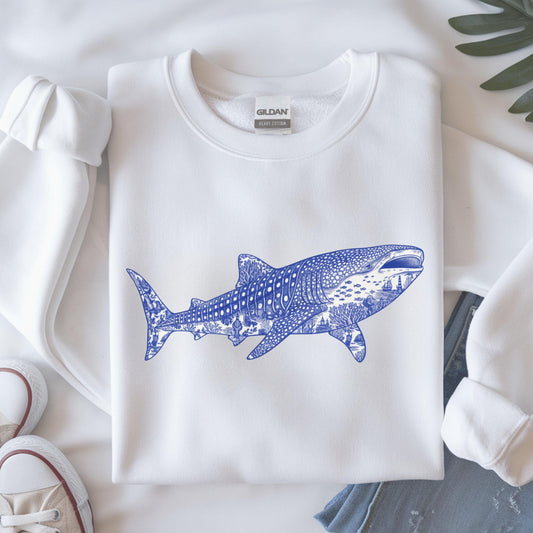 Whale Shark Sweatshirt V7