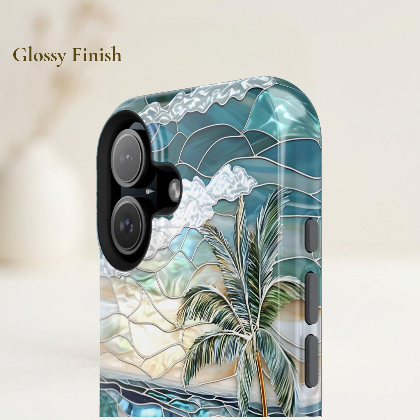 Stained Glass Ocean Waves Case