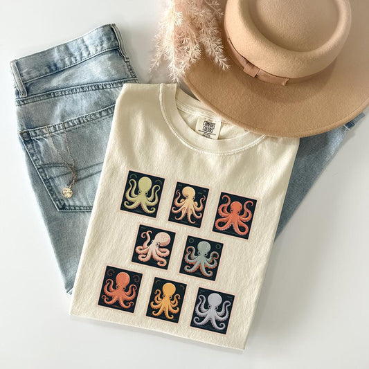 Octopus Retro T-Shirt
