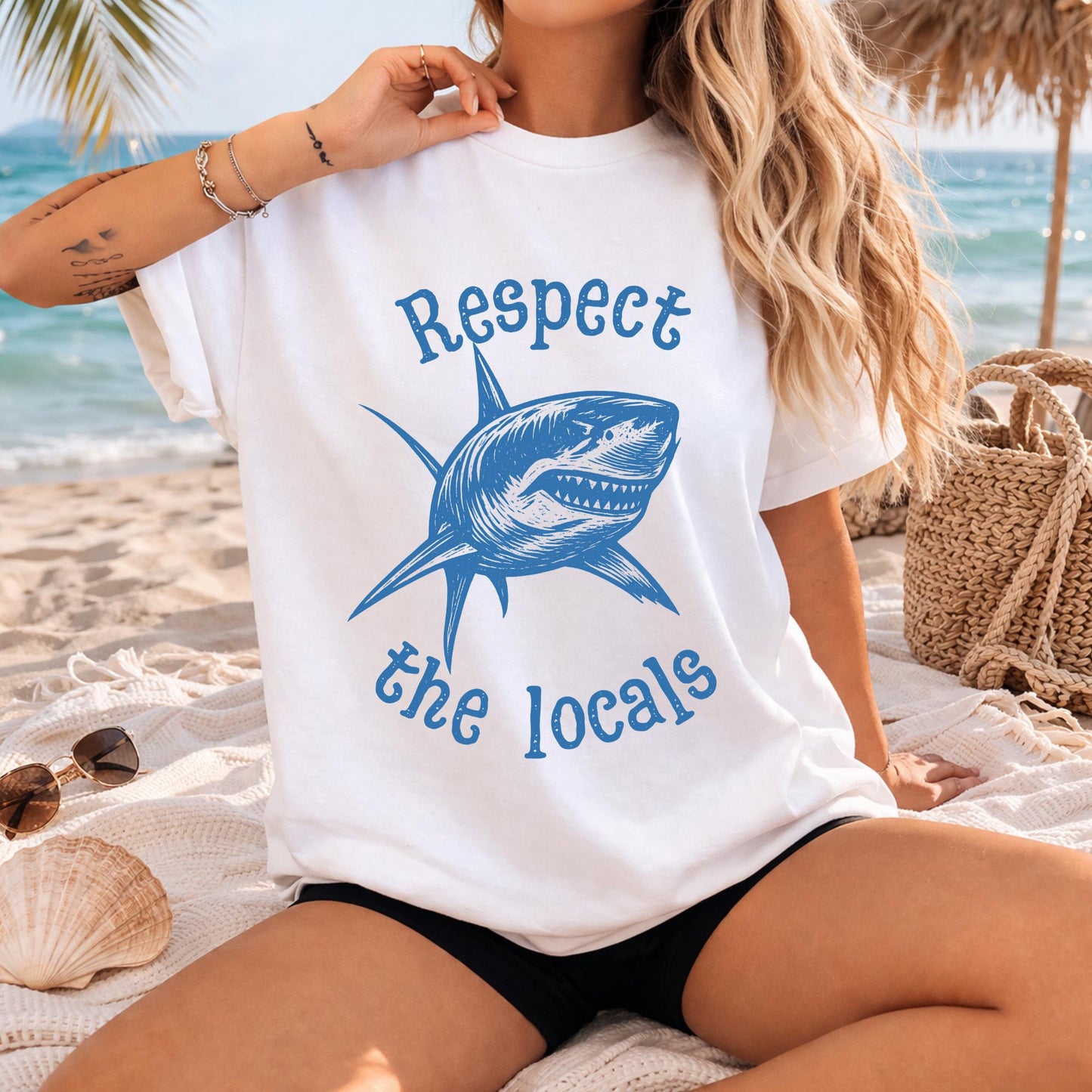 Respect the Locals Beachy Tee