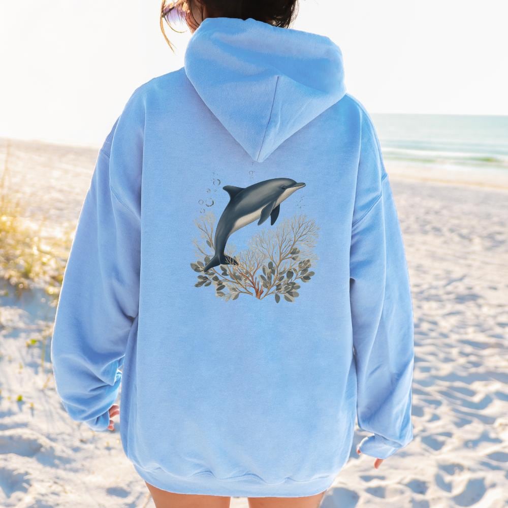 Dolphin Ocean Graphic Hoodie