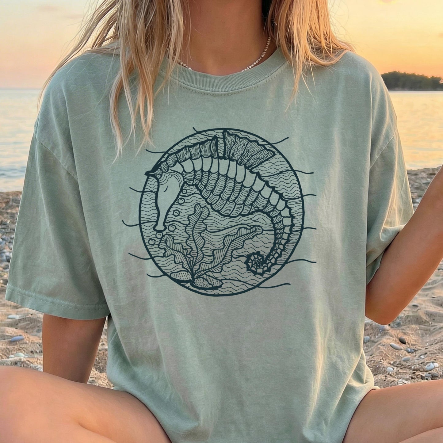 Seahorse Tee