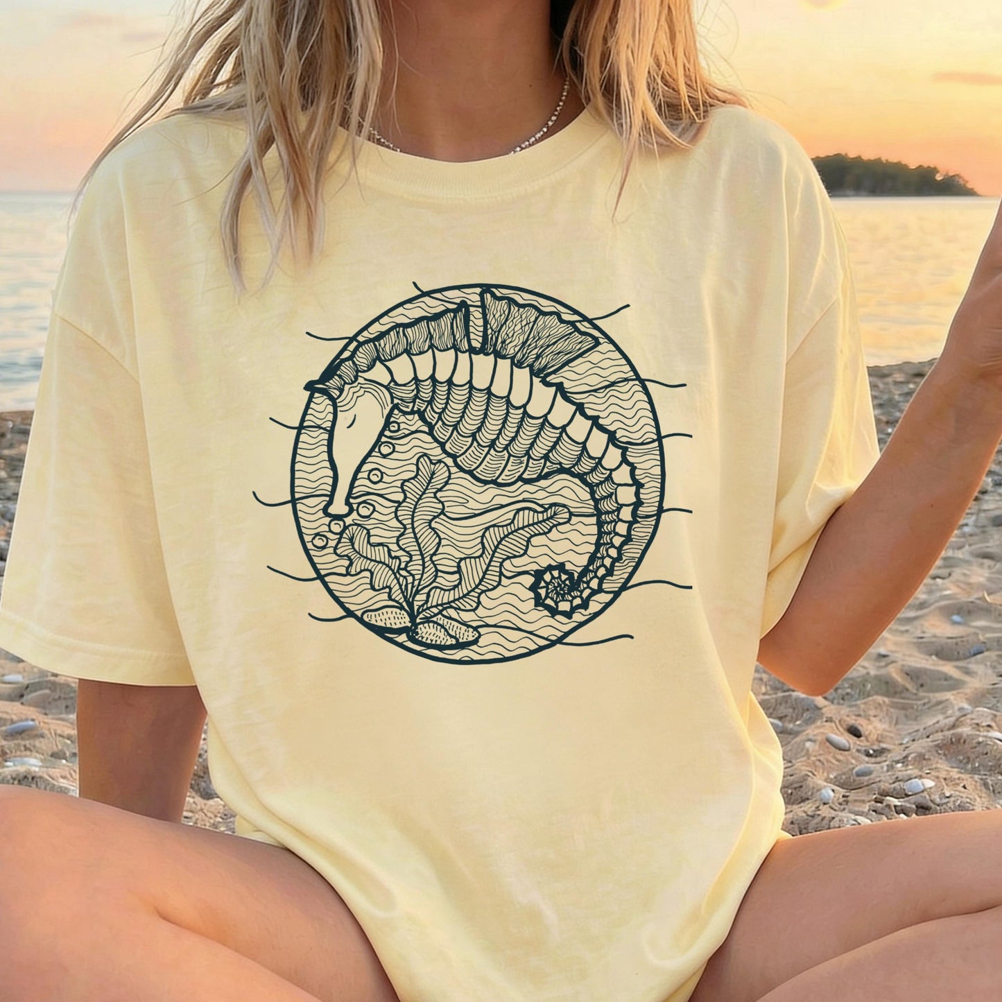 Seahorse Tee