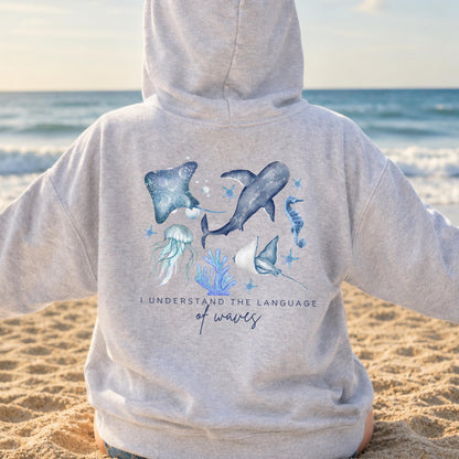 Language Of Waves Hoodie V2
