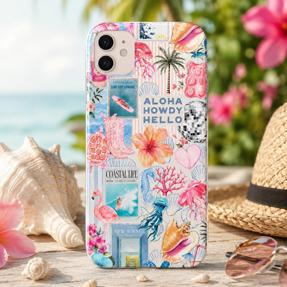Beachy Blue Coquette Coastal Case