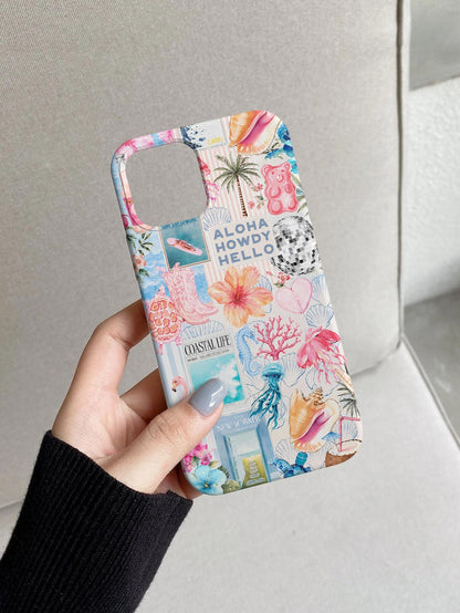 Beachy Blue Coquette Coastal Case