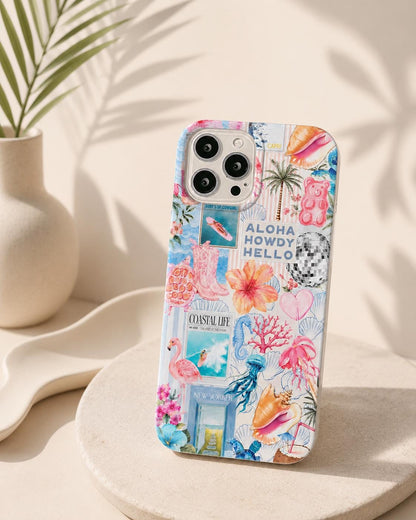 Beachy Blue Coquette Coastal Case