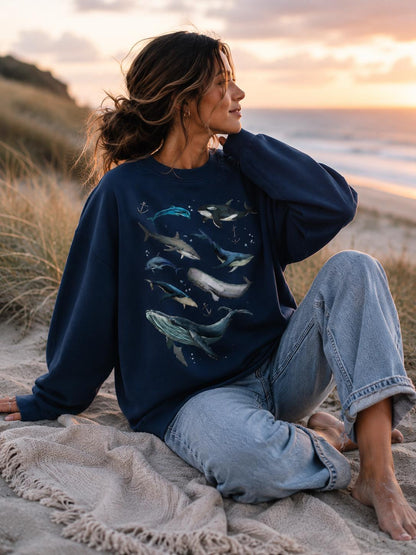 The Whale Crewneck Sweatshirt