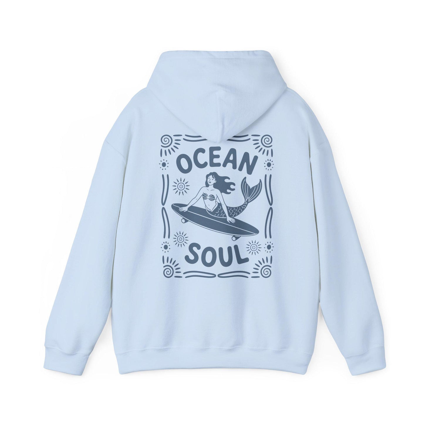 Ocean Soul Mermaid Surfing Hoodie