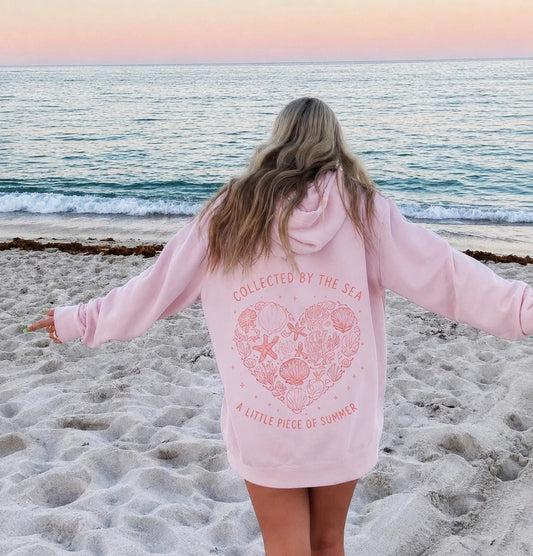 Coral Heart Hoodie
