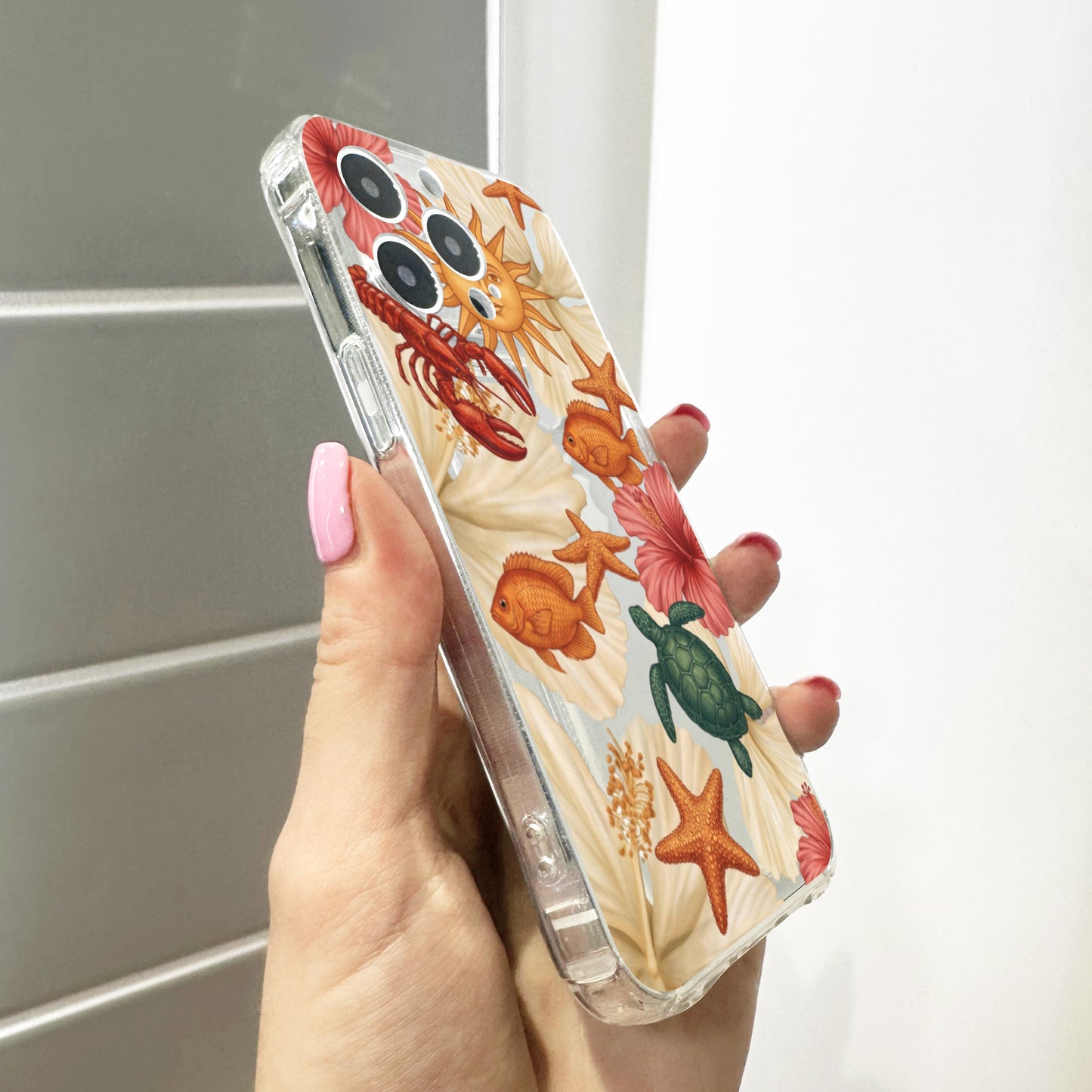 Summer Ocean Clear Case