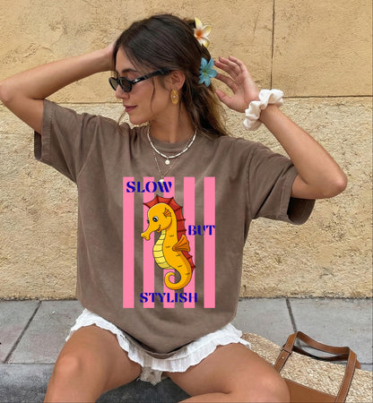 Slow But Stylish Seahorse Shirt