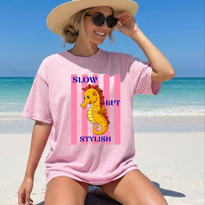 Slow But Stylish Seahorse Shirt