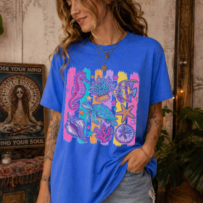 Sealife Watercolor Shirt