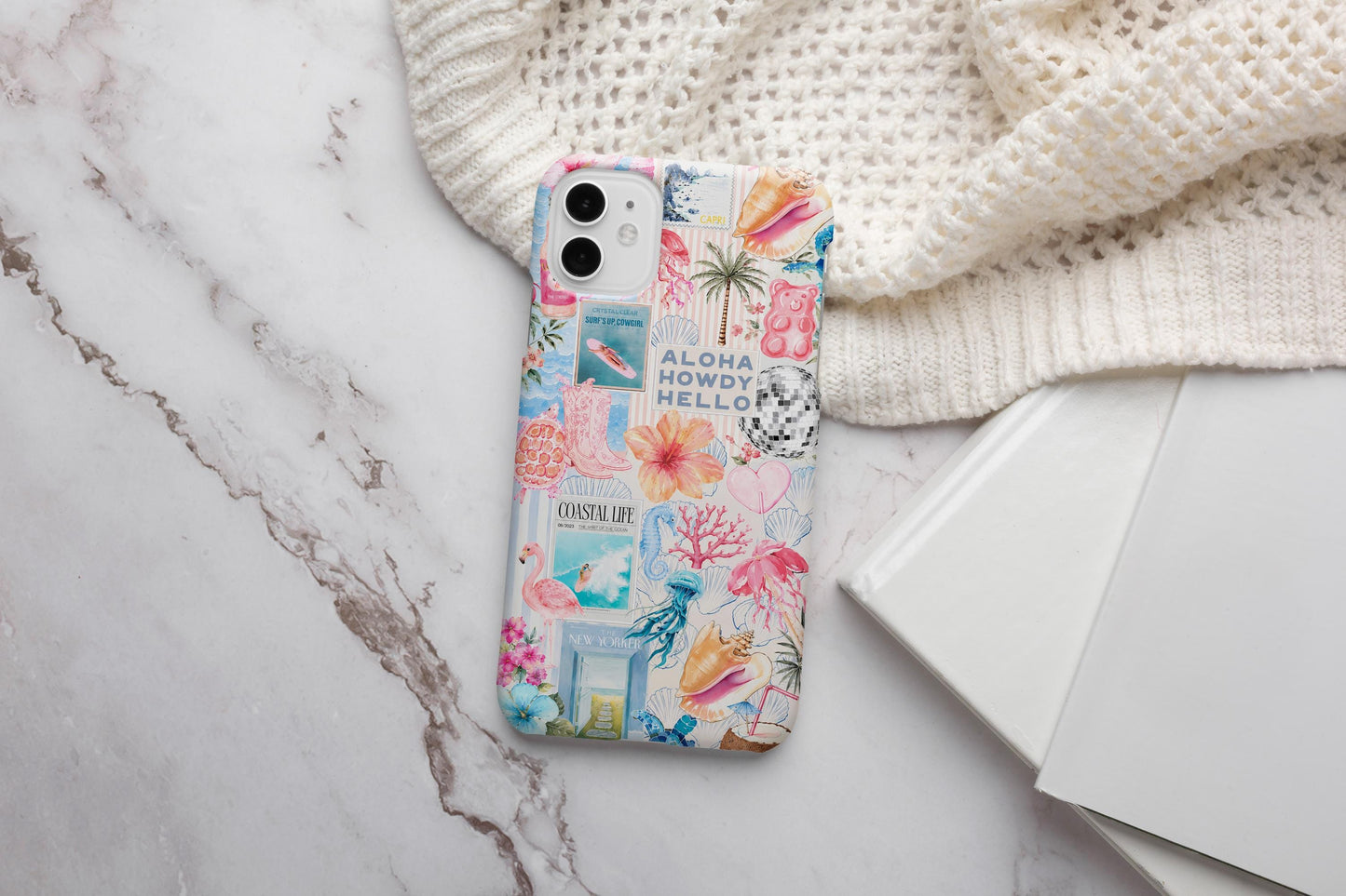Beachy Blue Coquette Coastal Case