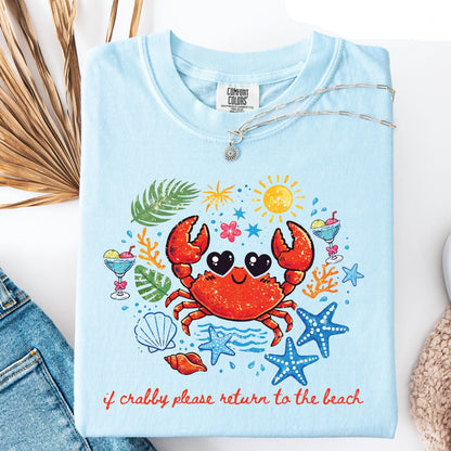 Funny Crab Graphic Shirt