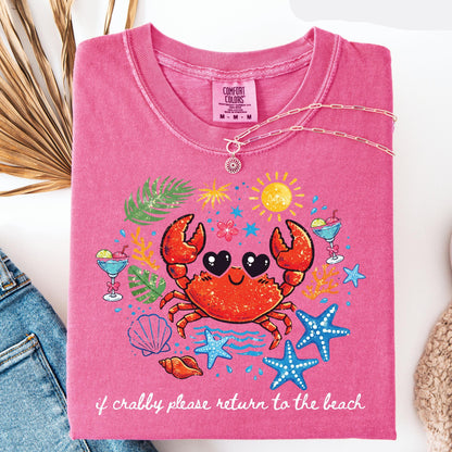 Funny Crab Graphic Shirt