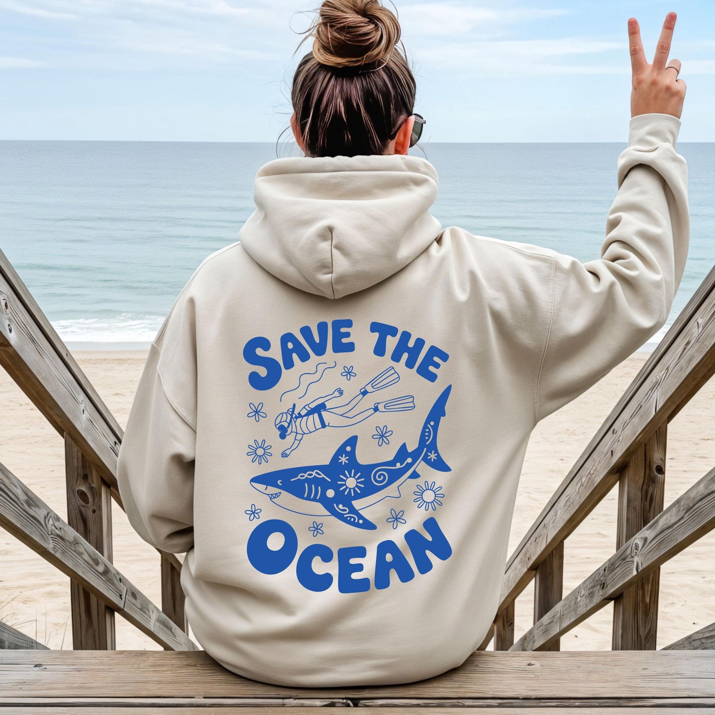 Save The Ocean Hoodie V10