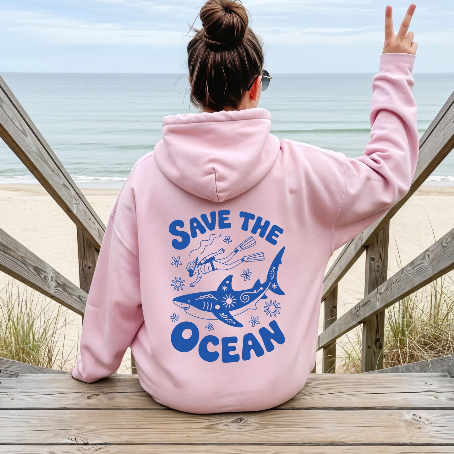 Save The Ocean Hoodie V10