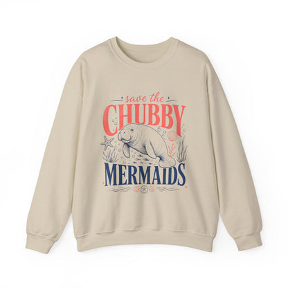 Chubby Mermaids Crewneck Sweatshirt