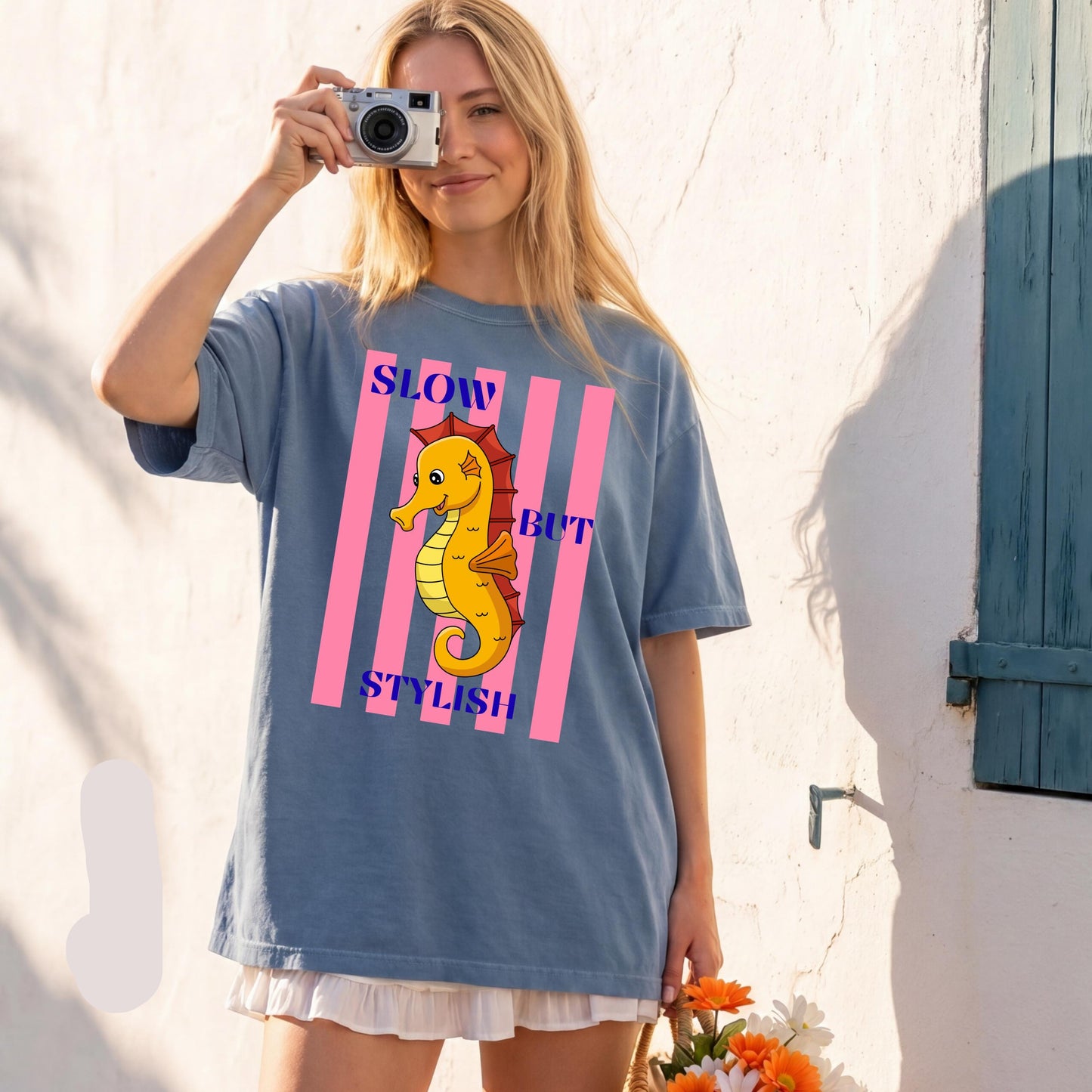 Slow But Stylish Seahorse Shirt