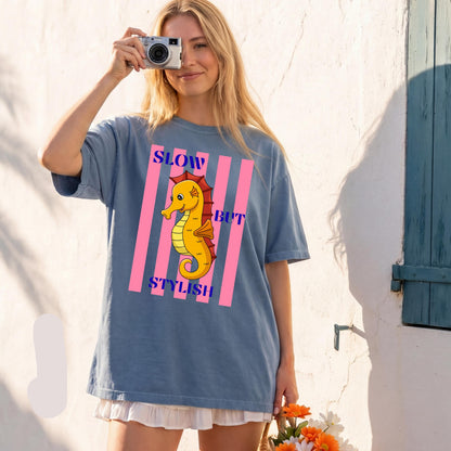Slow But Stylish Seahorse Shirt
