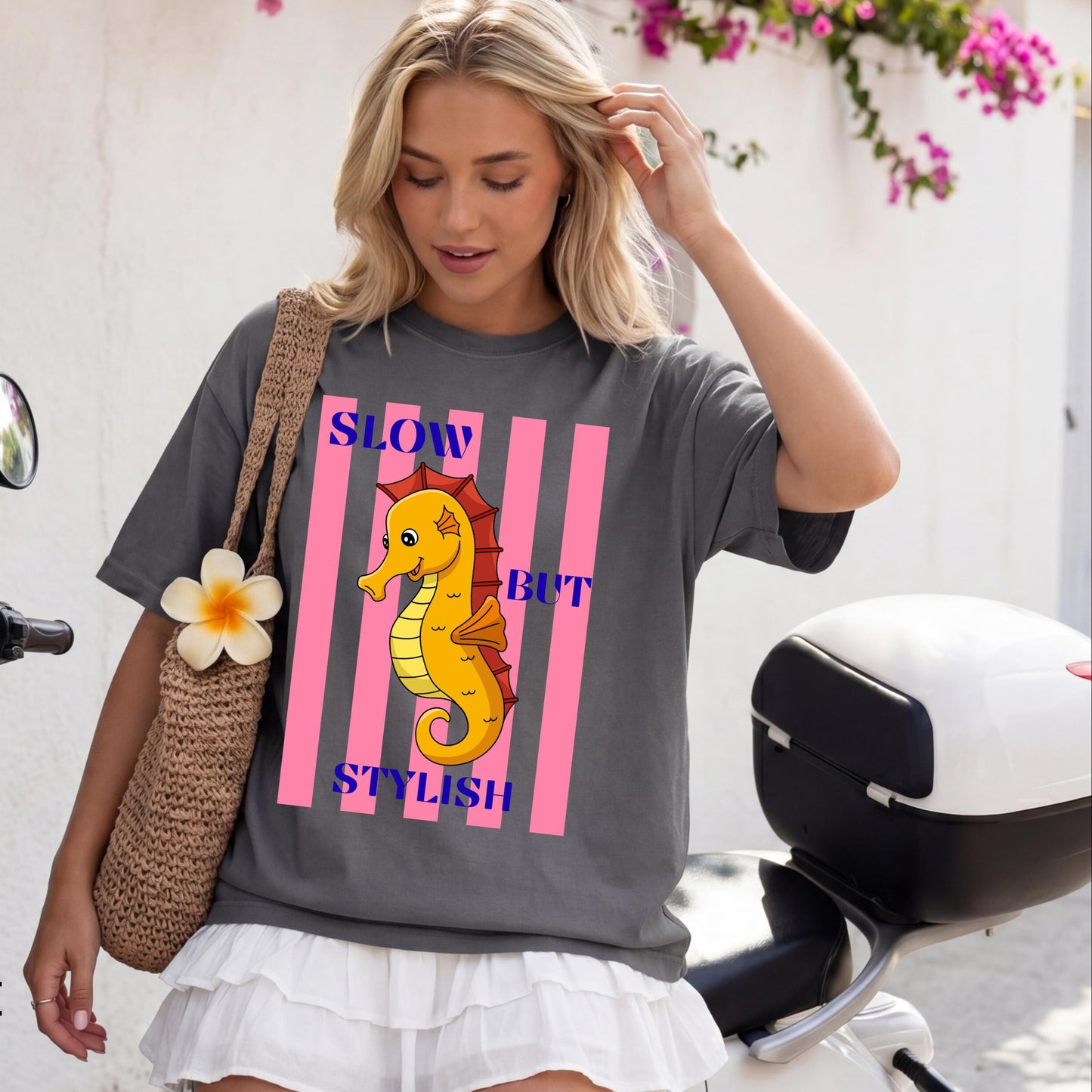 Slow But Stylish Seahorse Shirt