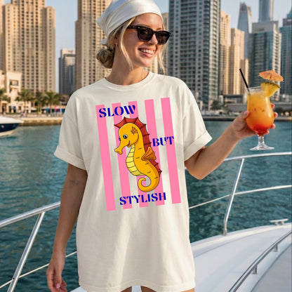 Slow But Stylish Seahorse Shirt