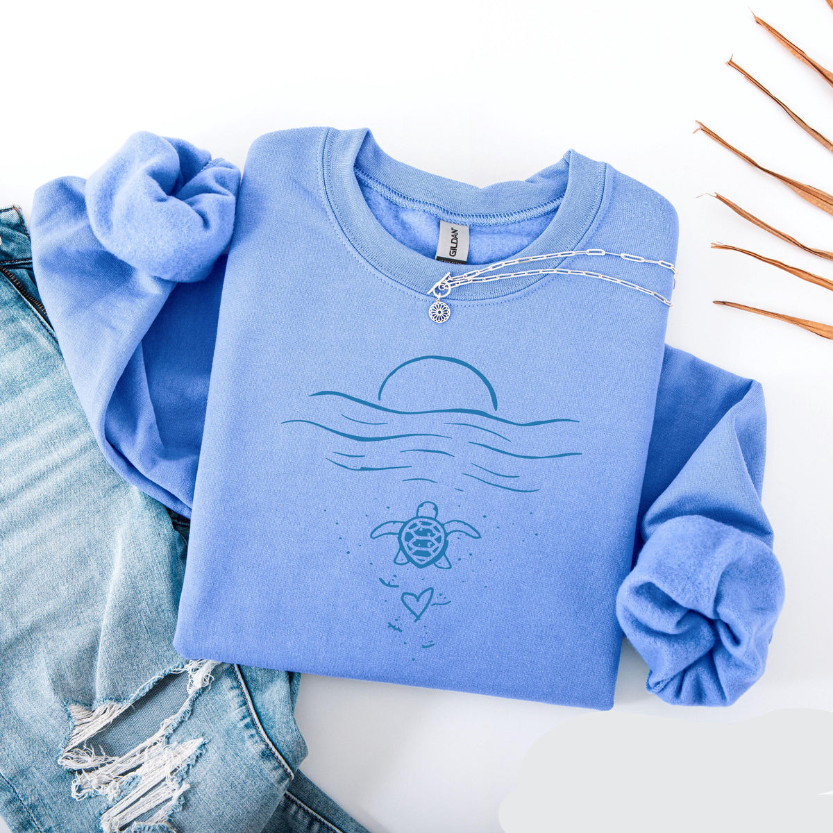 Coastal Sea Turtle Sweatshirt