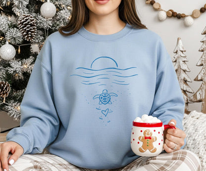 Coastal Sea Turtle Sweatshirt