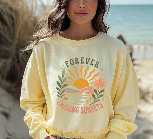 Forever Chasing Sunset Sweatshirt V1