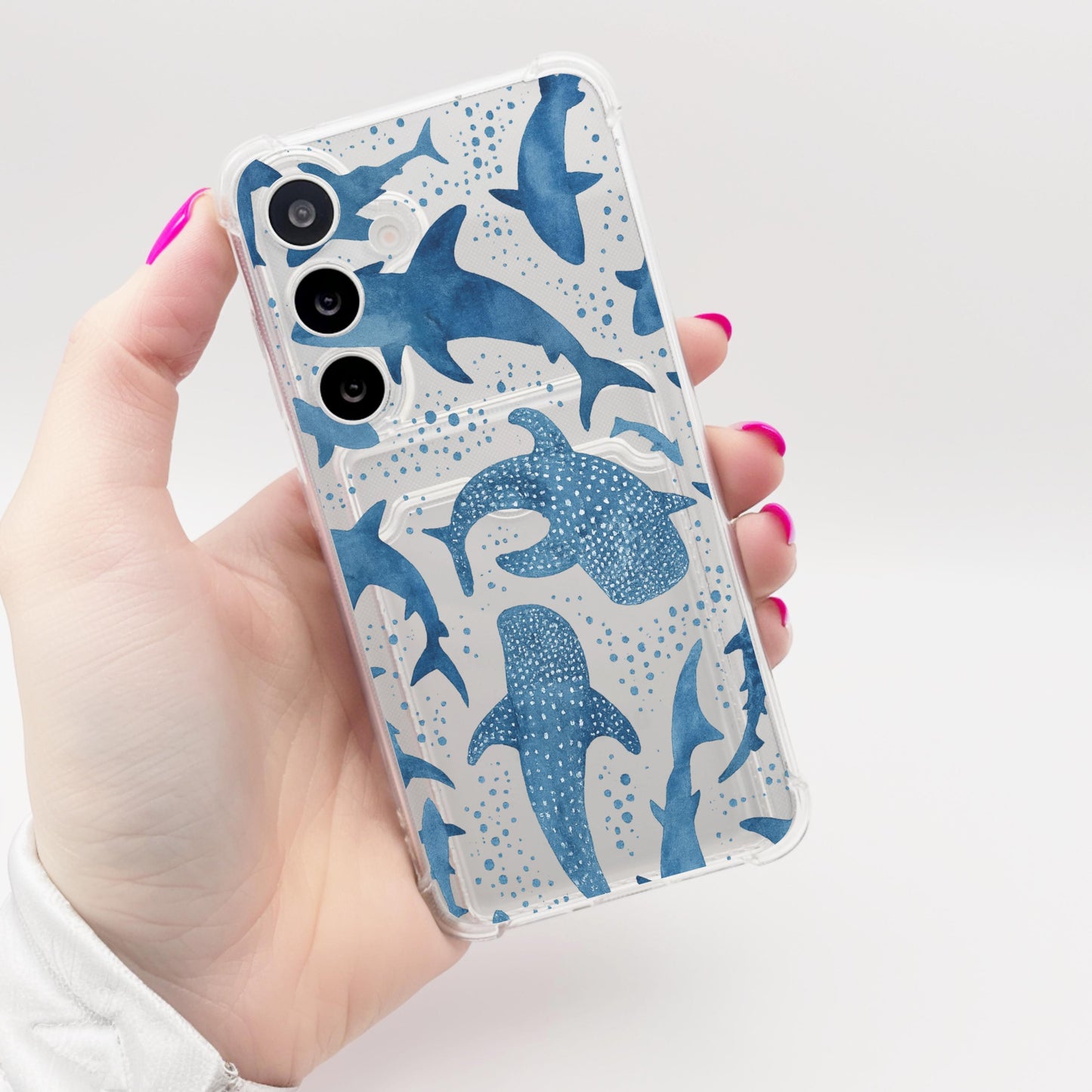 Blue Shark Whale Case