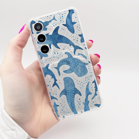 Blue Shark Whale Case