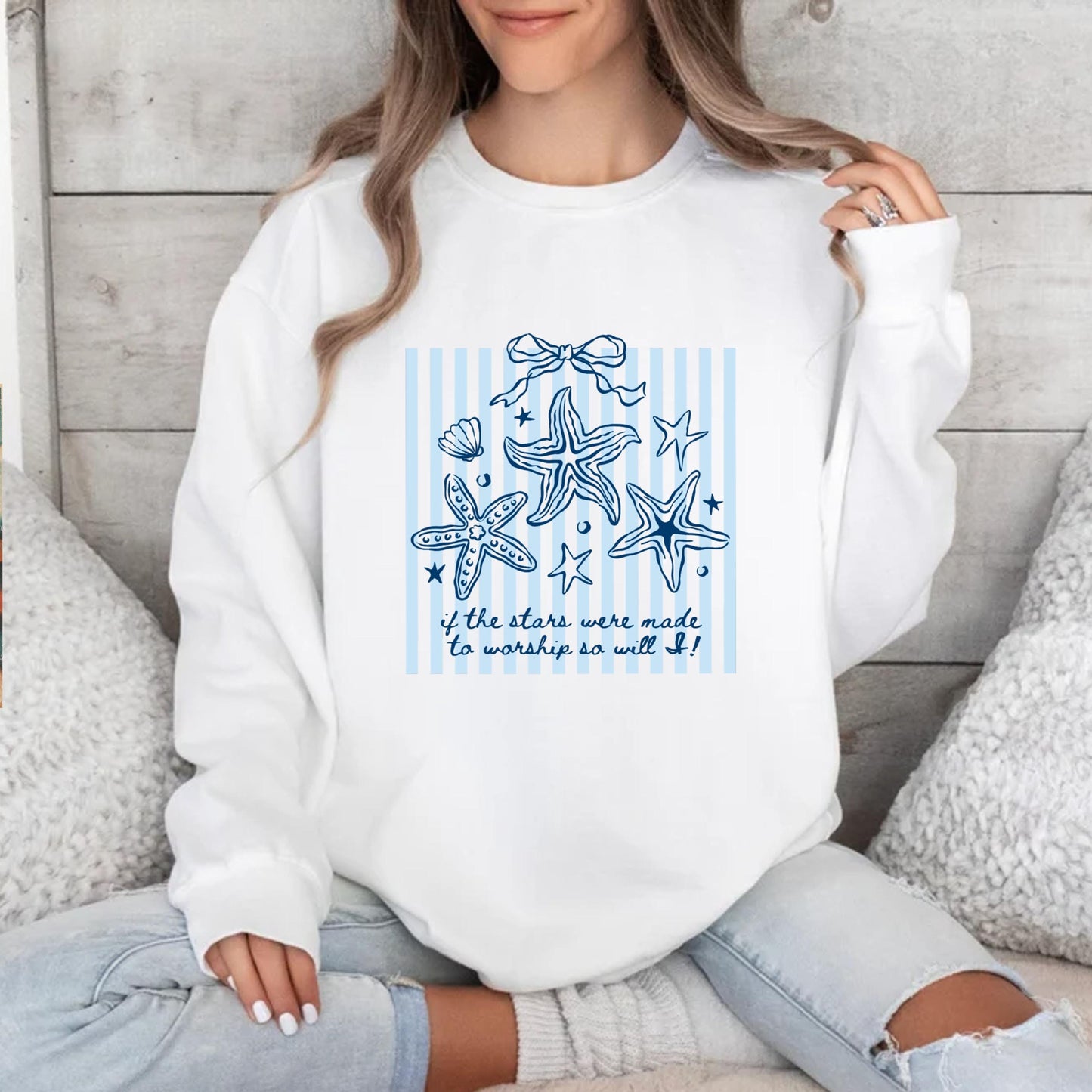 Coquette Bow Starfish Sweatshirt