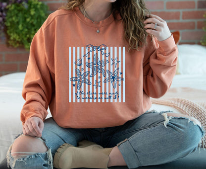 Coquette Bow Starfish Sweatshirt