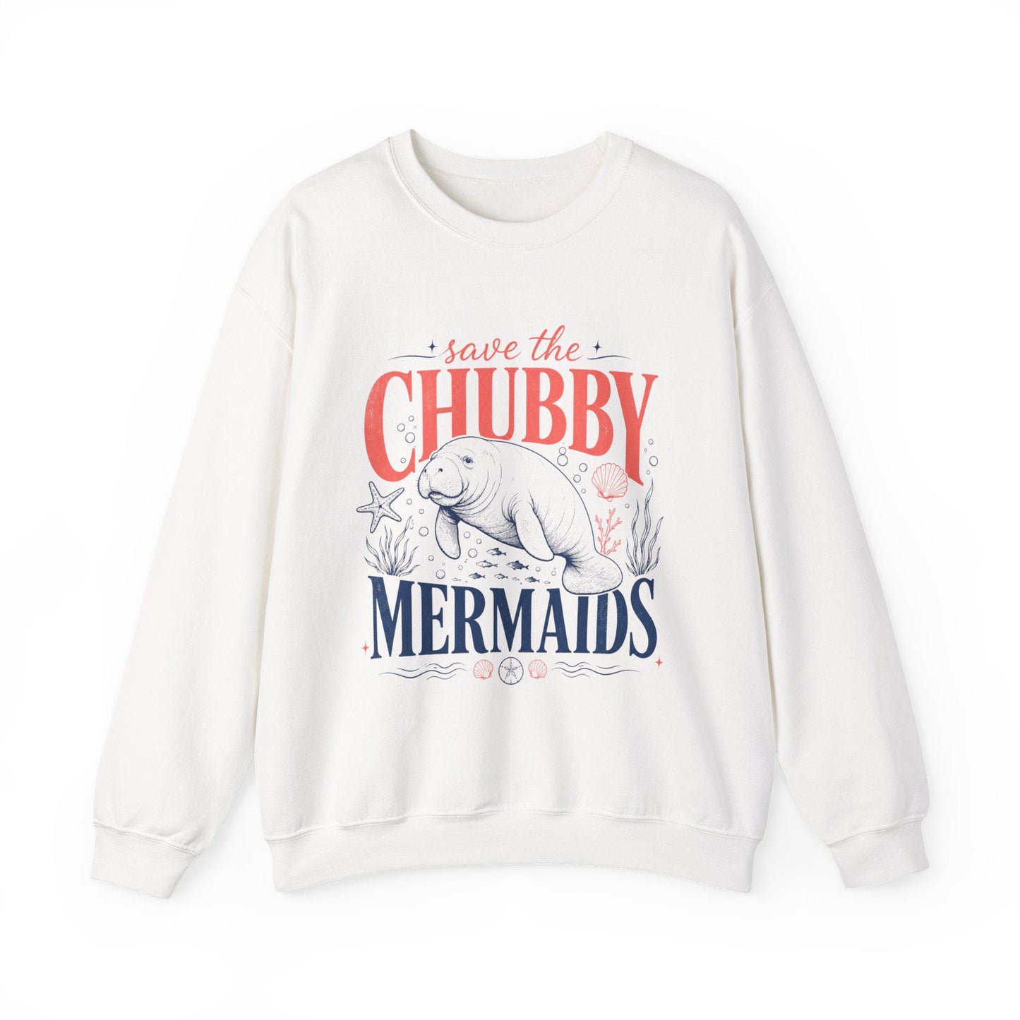 Chubby Mermaids Crewneck Sweatshirt