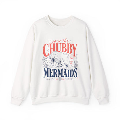 Chubby Mermaids Crewneck Sweatshirt