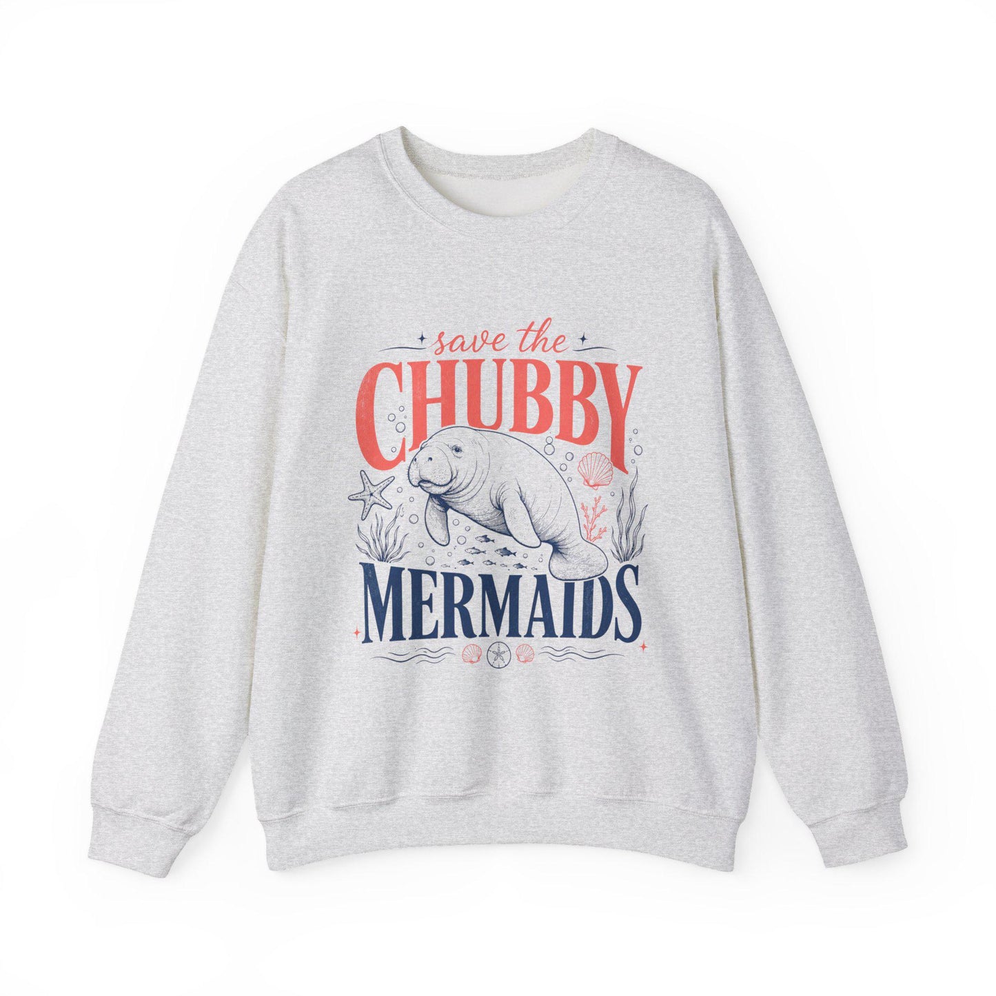Chubby Mermaids Crewneck Sweatshirt