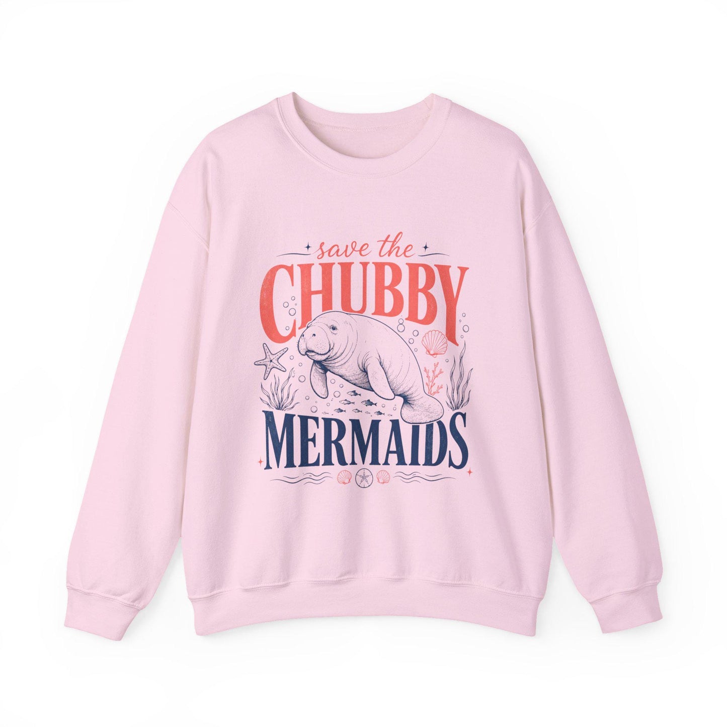 Chubby Mermaids Crewneck Sweatshirt
